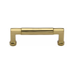 M Marcus Heritage Brass Bauhaus Design Cabinet Handle 101mm Centre to Centre